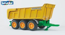 Bruder Joskin 3-axle tipping trailer - toy farm trailer