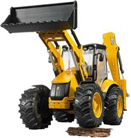 Bruder JCB 5CX eco tractor with back loader - digger toy-3