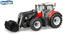 Bruder Steyr 6300 CVT tractor - toy vehicle with front loader - scale 1:16