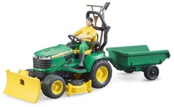 Bruder bworld John Deere riding mower with trailer (62104)