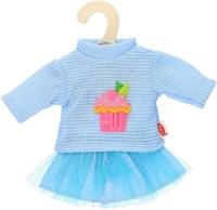 Heless doll clothes skirt and pullover 28-35cm baby doll set-2