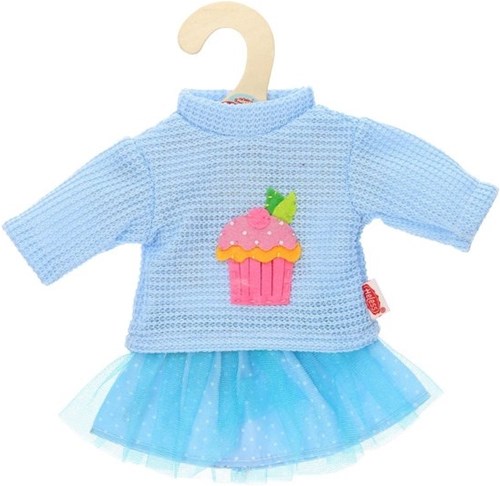 Heless doll clothes skirt and pullover 28-35cm baby doll set-2