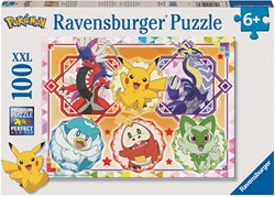 Ravensburger puzzle Pokemon - XXL Jigsaw Puzzle 100 Pieces Cardboard