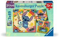Ravensburger Disney Stitch jigsaw puzzle - 3x49 pieces for kids