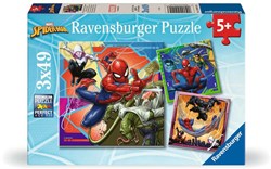 Ravensburger puzzle Spider-Man 3x49 pieces kids jigsaw cardboard