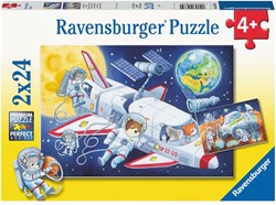 Ravensburger puzzle Journey through Space - Kids 2x24 pieces cardboard