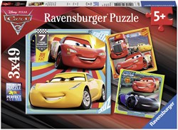 Ravensburger Cars 3 puzzle - Disney jigsaw 3x49 pieces kids puzzle