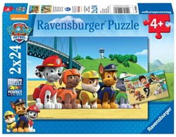 Ravensburger PAW Patrol puzzle - Brave dogs 2x24 pieces cardboard