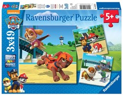 Ravensburger PAW Patrol puzzle - children's puzzle 3x49 pieces - Team on 4 Paws