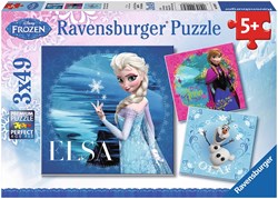 Ravensburger puzzle Disney Frozen Elsa, Anna & Olaf - 3x49 pieces kids puzzle