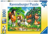 Ravensburger puzzle animals XXL - Animal Gathering 100 pieces