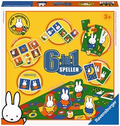 Ravensburger Miffy game box 6 in 1 - classic games for kids