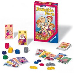 Ravensburger card game Familie Poen - pocket travel game for kids