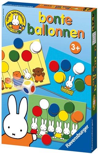Ravensburger nijntje colourful balloons - educational balloon game for kids
