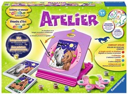 Ravensburger paint by numbers studio - creative painting kit for kids