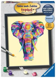 Ravensburger Painting on song Series C (trend) Pied elephant