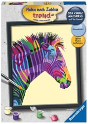 Ravensburger Painting on song Series C (trend) Colourful zebra