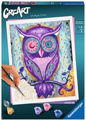 Ravensburger paint by numbers - Dreaming Owl - Creative hobby kit for adults