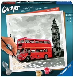 Ravensburger paint by numbers London - CreArt hobby kit for adults