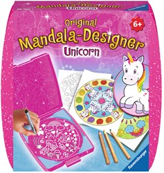 Ravensburger Mandala Designer Mini Unicorn - Drawing Set for Kids