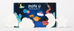 Mini U bath bomb gift set - colourful fizzing bath fun for kids