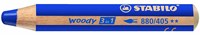 Stabilo woody 3 in 1 colored pencil blue - multitalent for creativity