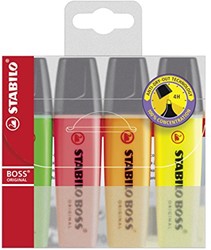 STABILO BOSS Original marker 4 pc(s) Multi