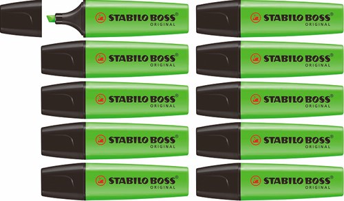 STABILO highlighter BOSS Original green 10 pieces - marker pen