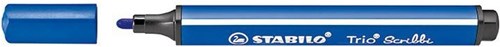Stabilo Trio Scribbi felt-tip pen ergonomic indestructible blue kids drawing-2