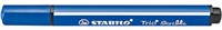 Stabilo Trio Scribbi felt-tip pen ergonomic indestructible blue kids drawing-3