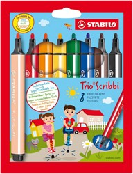 STABILO Trio Scribbi felt pen Bold Multicolor 8, 1