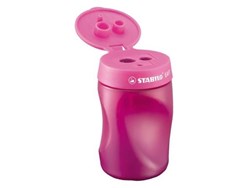 STABILO sharpener ergonomic 3 in 1 left pink for all pencils