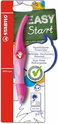 Stabilo ergonomic rollerball pen right-handed pink/light pink refillable