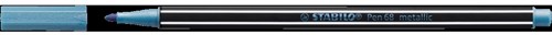 STABILO premium felt-tip metallic blue - Pen 68 metallic art