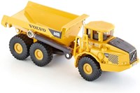 Siku Volvo construction vehicle dumper truck 1:87 yellow with tipping bed-2