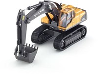 Siku Volvo excavator construction vehicle 1:50 yellow metal plastic-3