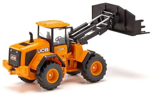 Siku JCB 435S Agri wheel loader - toy work vehicle 1:32 with front loader-2