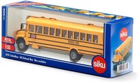 Siku toy school bus - US model - metal - yellow - 1:55 scale-2