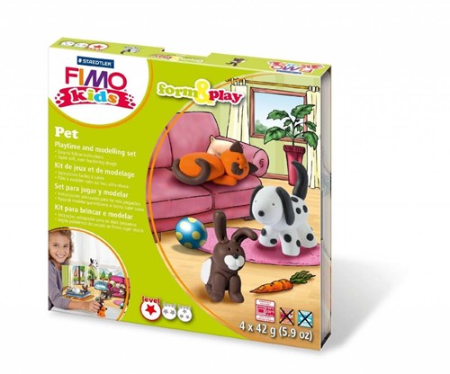 Fimo kids Form&Play ""Huisdieren""