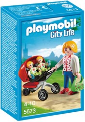 Playmobil City Life stroller - Twin doll pram 5573 toy