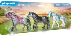 Playmobil Country - 3 horses: the Friesian horse, the Knabstrupper & the Andalusian 70999