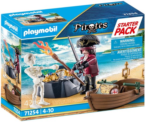 Playmobil Pirates Starterpack Pirate with Rowboat - Play Figure 71254
