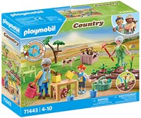 Playmobil Country toy idyllic vegetable garden at grandparents farm