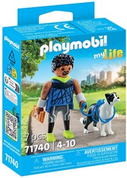 Playmobil construction set Jogger with Border Collie - dog play figure