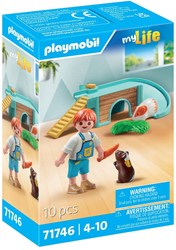 Playmobil Guinea Pig Hutch building set animal care toy