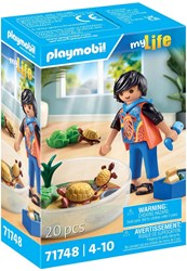Playmobil turtle terrarium - animal building set toy