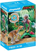 Playmobil dinosaur building set Velociraptor play figure