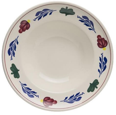 Boerenbont pasta bowl ceramic 28cm set of 4 dinnerware plates