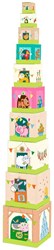 Haba stacking blocks farm cardboard educational toy 10 pieces