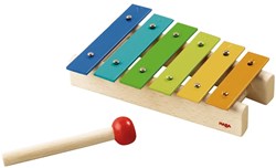 Haba musical instrument metallophone for kids - colorful preschool toy